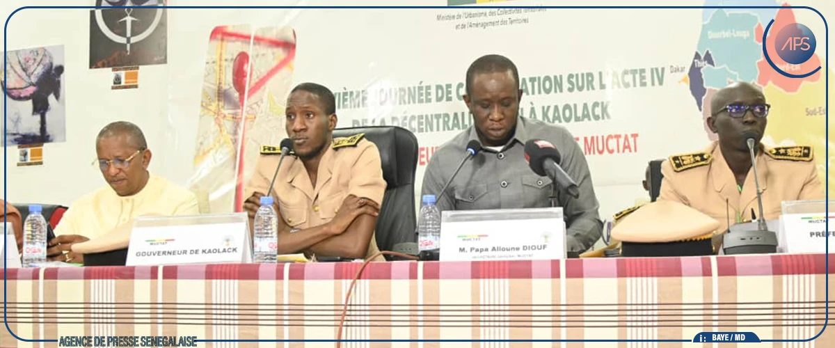 La décentralisation, ‘’pilier fondamental’’ de la gouvernance publique, selon l'adjoint au gouverneur de Kaolack