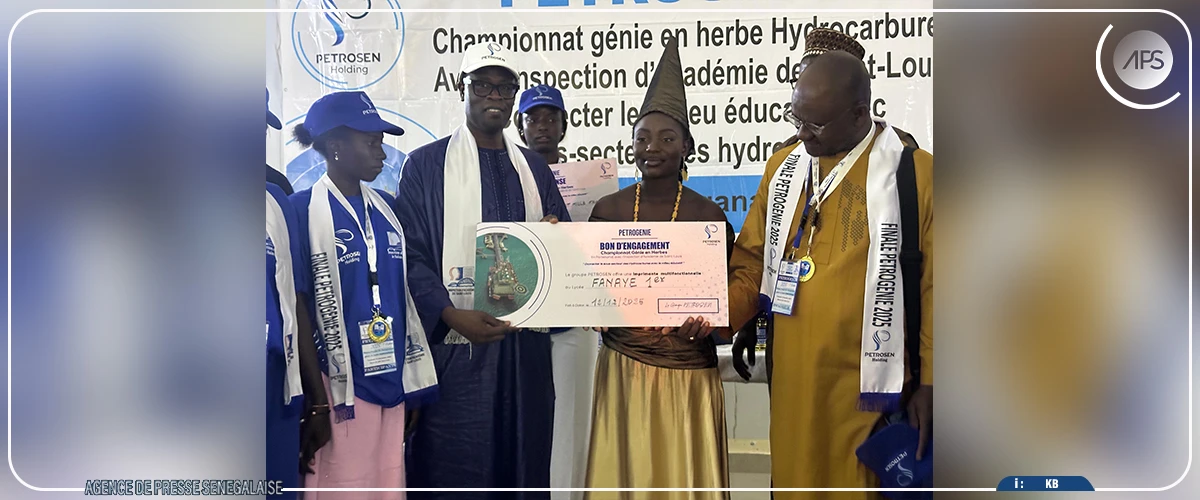 Saint-Louis : le lycée de Fanaye, vainqueur d'un concours de génie en herbe sur le pétrole et gaz