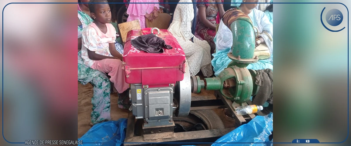 Kanel : un groupe motopompe remis à des femmes de Horndoldé 