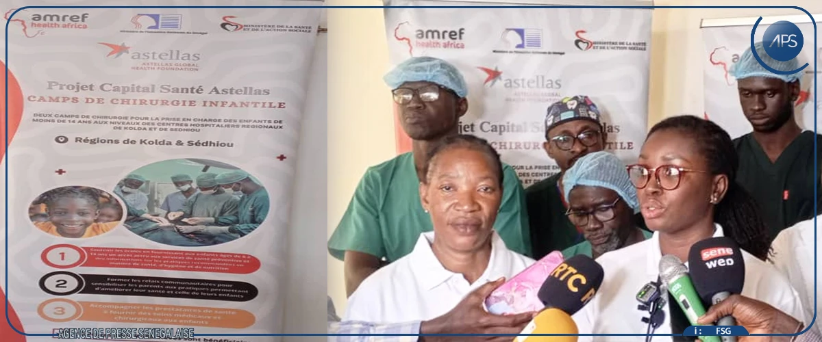 Camp de chirurgie pédiatrique : une cinquantaine d’enfants gratuitement pris en charge à Sédhiou
