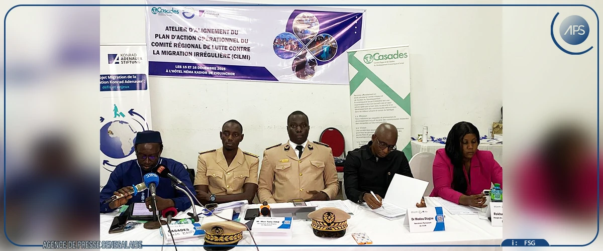 Ziguinchor : un plan régional mise sur l’insertion durable des jeunes pour lutter contre la migration irrégulière