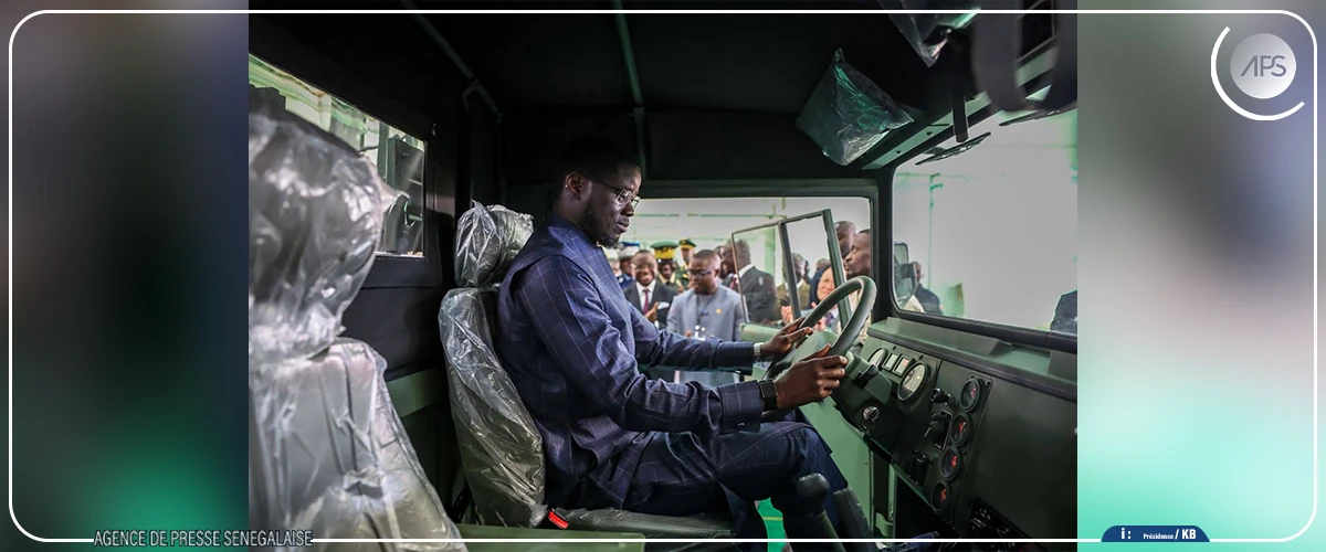 Le président de la République a inauguré une usine d’assemblage de véhicules militaires, à Diamniadio