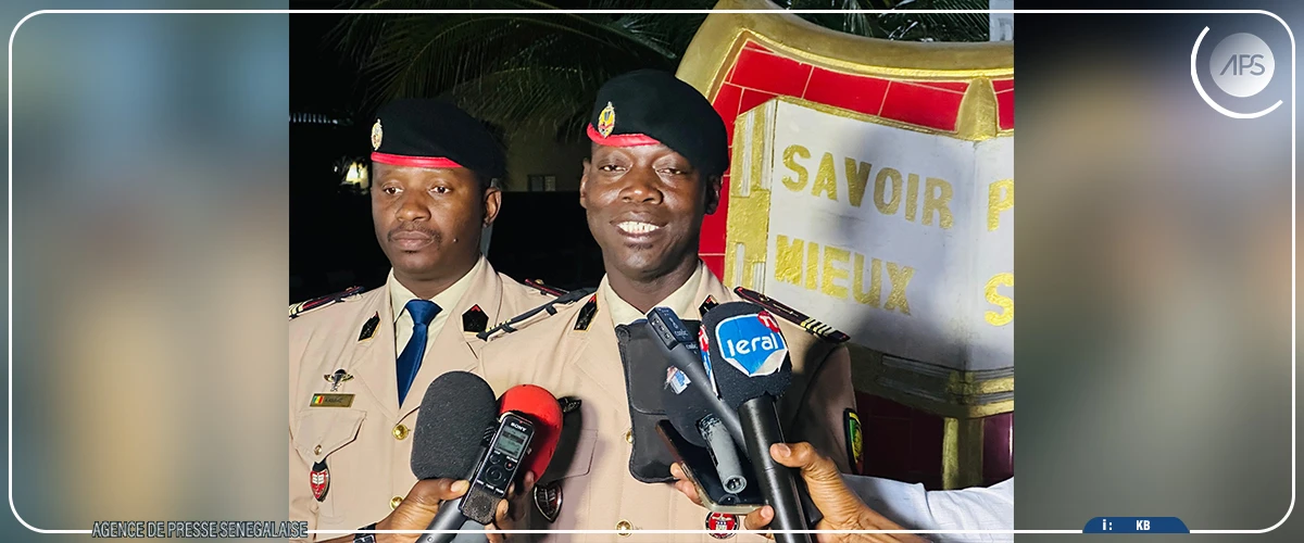 Saint-Louis : présentation du drapeau et remise d’insignes aux nouveaux élèves du Prytanée militaire Charles N’Tchoréré
