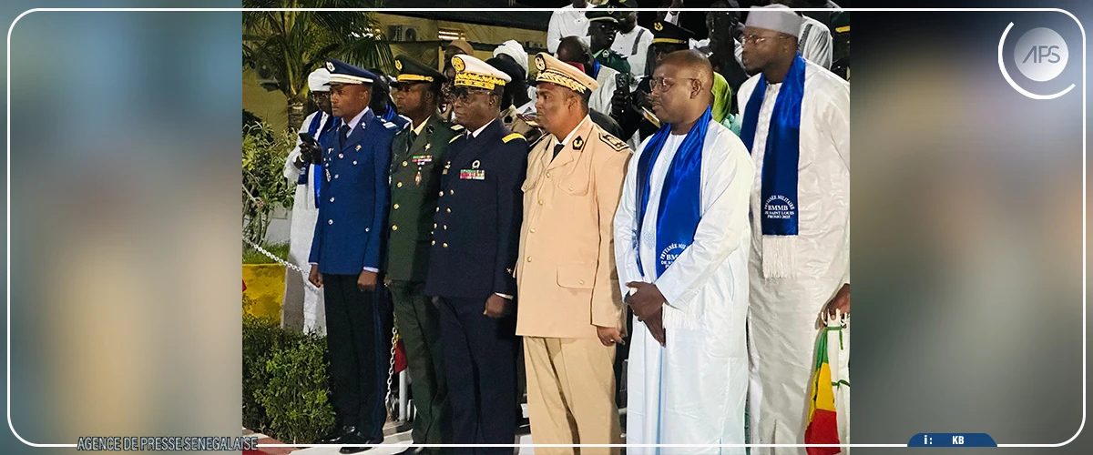 Saint-Louis : présentation du drapeau et remise d’insignes aux nouveaux élèves du Prytanée militaire Charles N’Tchoréré