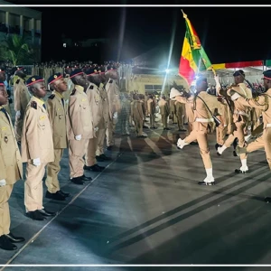 Saint-Louis : présentation du drapeau et remise d’insignes aux nouveaux élèves du Prytanée militaire Charles N’Tchoréré