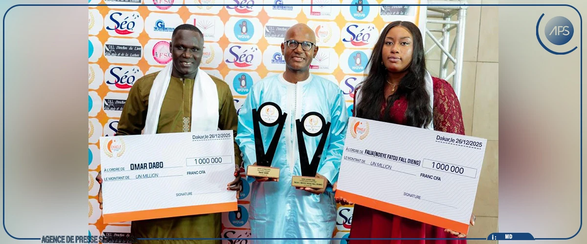 Cénacle national du livre : la romancière Ndèye Fatou Fall Dieng et le poète Omar Dabo récompensés