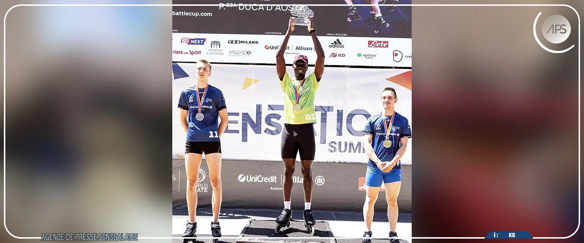 ‎Mondiaux roller freestyle 2025 : le Sénégalais Dame Fall sacré pour la cinquième fois en "Free Jump"