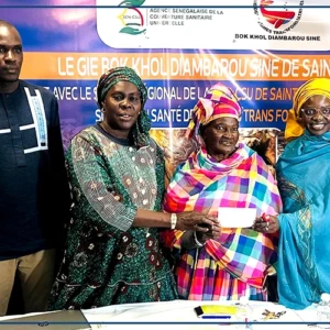 Saint-Louis : signature d’une convention de partenariat entre le service régional de la SEN-CSU et le GIE Bok Khol Diambarou Sine
