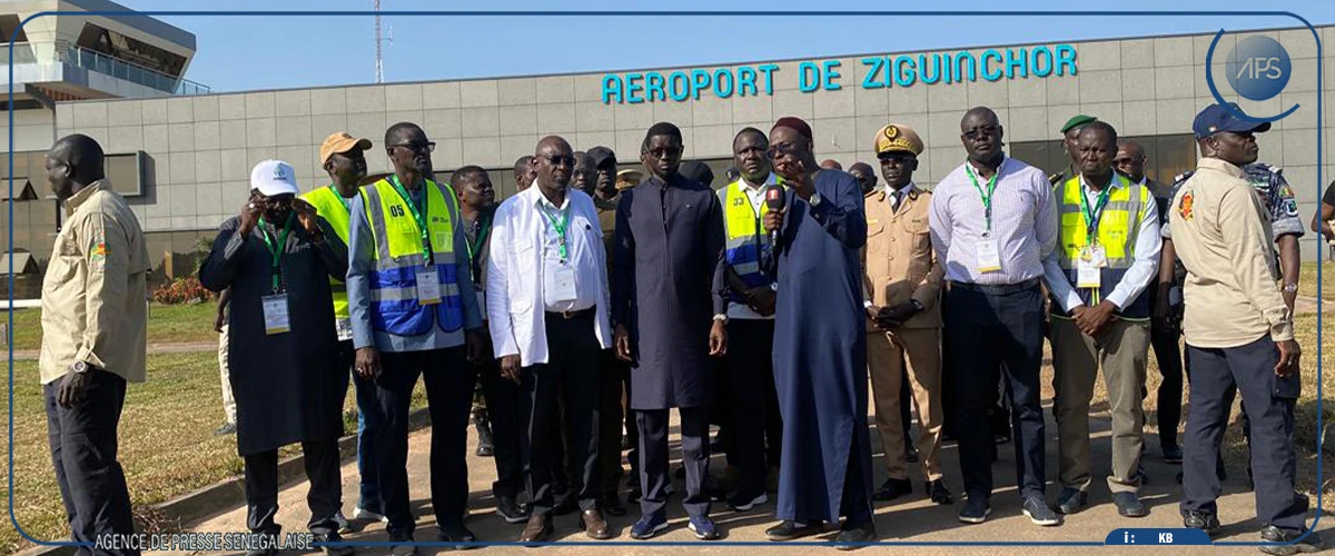 Bassirou Diomaye Faye : ''Les travaux de l’Aéroport de Ziguinchor devraient être achevés d'ici fin avril 2026''