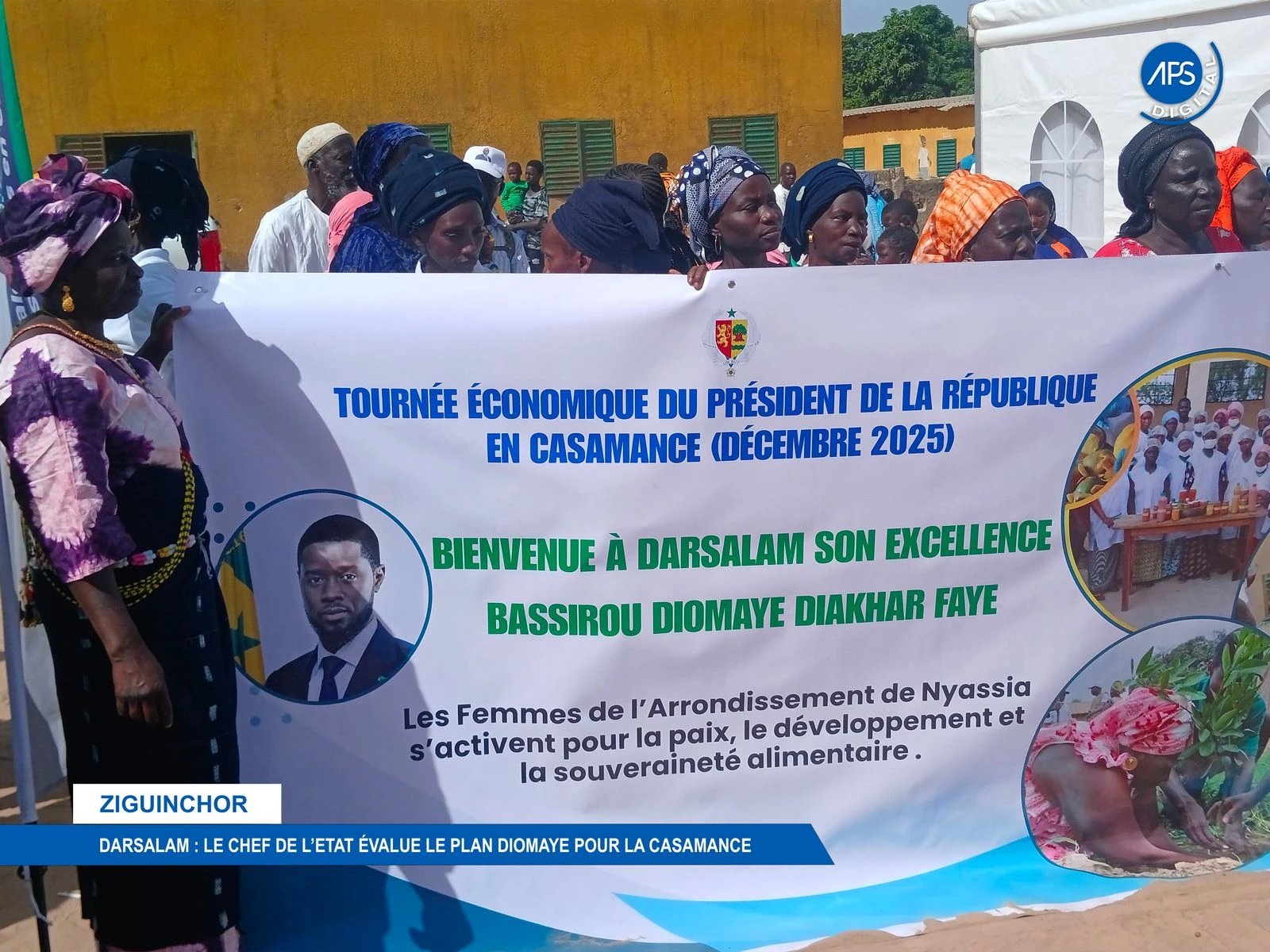 Ziguinchor / Darsalam : Le chef de l'état évalue le plan Diomaye pour la Casamance  