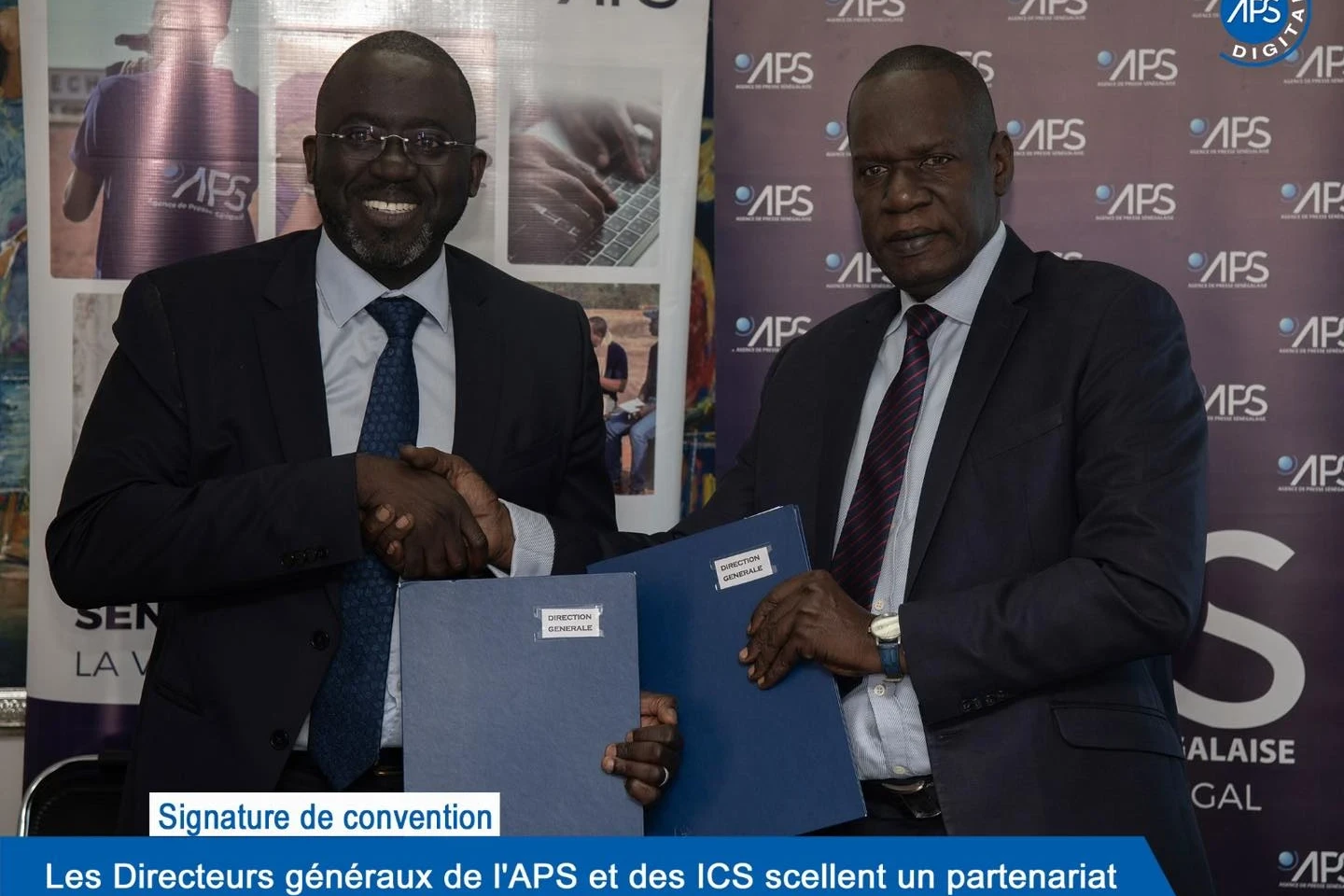 Signature de convention : les Directeurs généraux de l’APS et des ICS scellent un partenariat