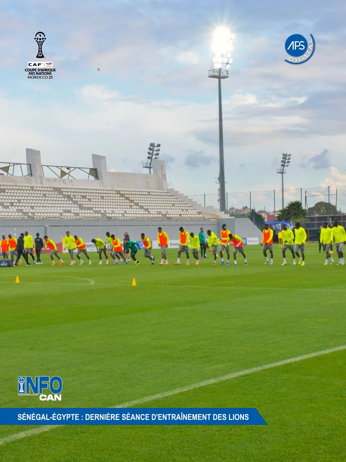 Sénégal-Égypte : dernière séance d'entraînement des Lions