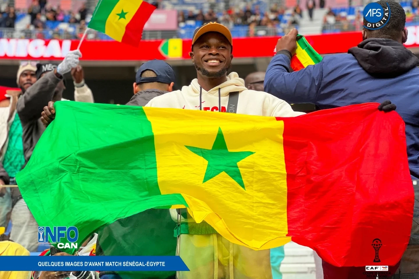 CAN 2025 : Quelques images d’avant match Sénégal-Égypte