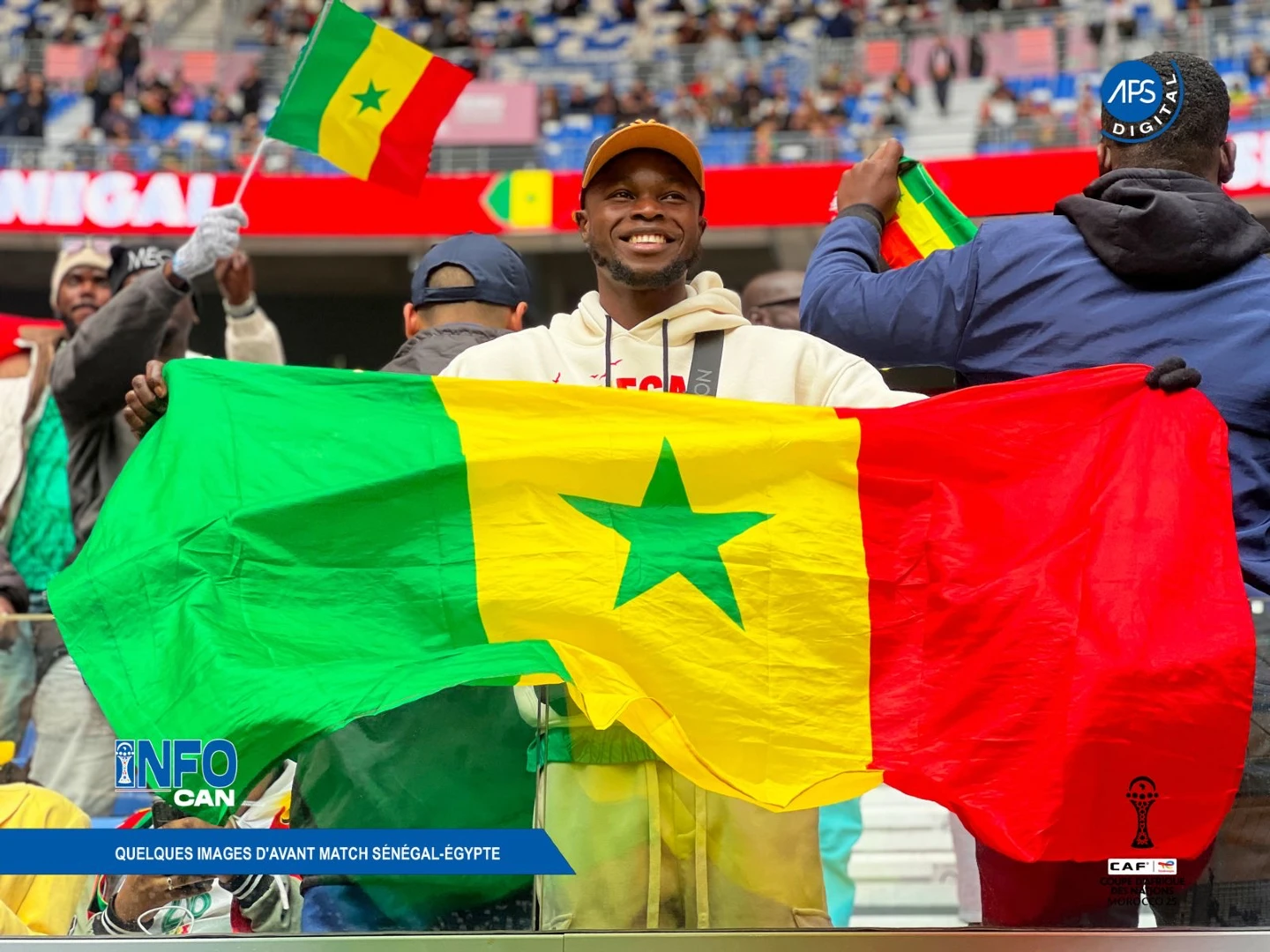 CAN 2025 : Quelques images d'avant match Sénégal-Égypte