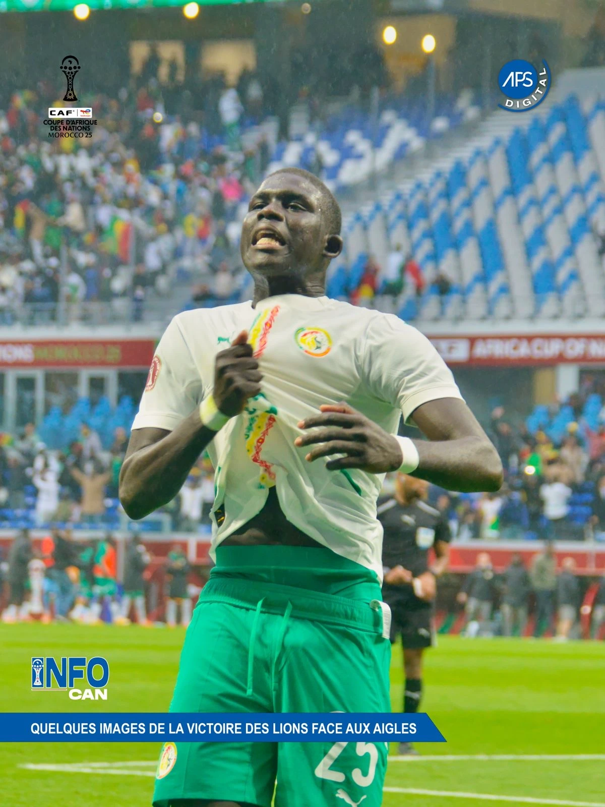 Quelques images de la victoire des Lions face aux Aigles