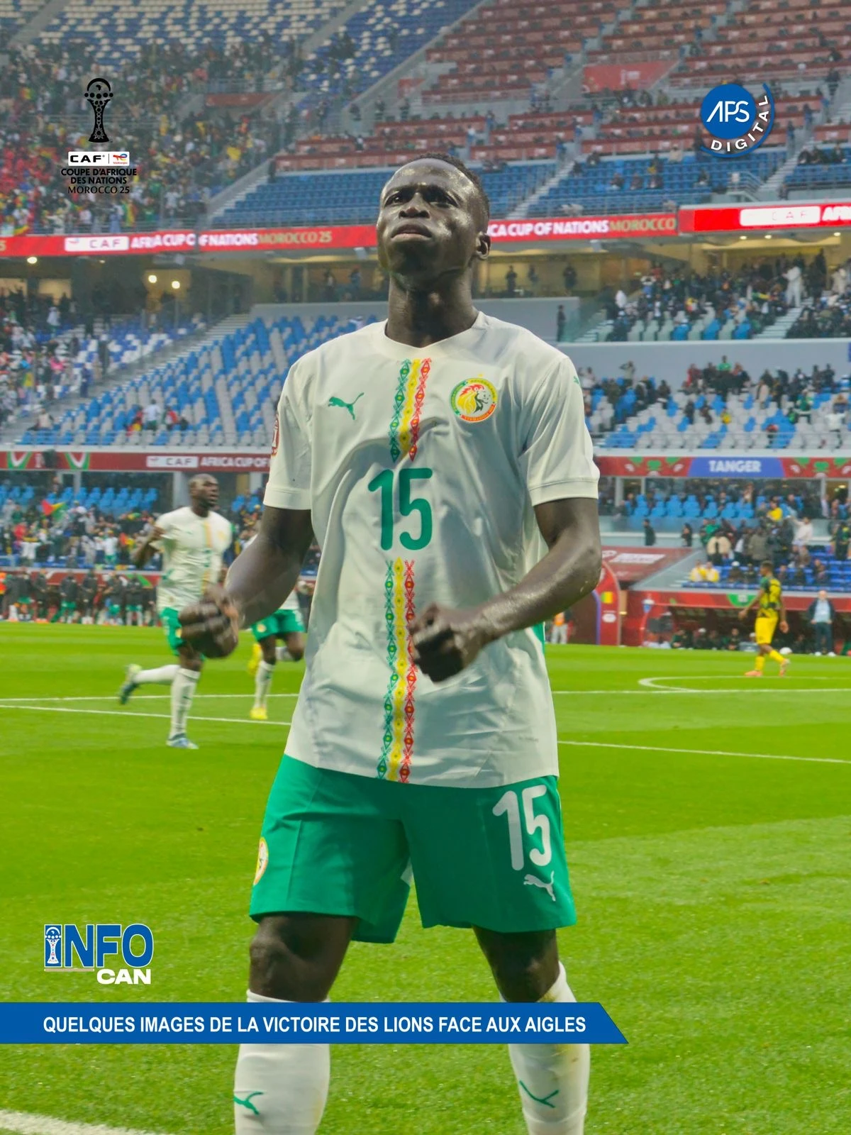 Quelques images de la victoire des Lions face aux Aigles