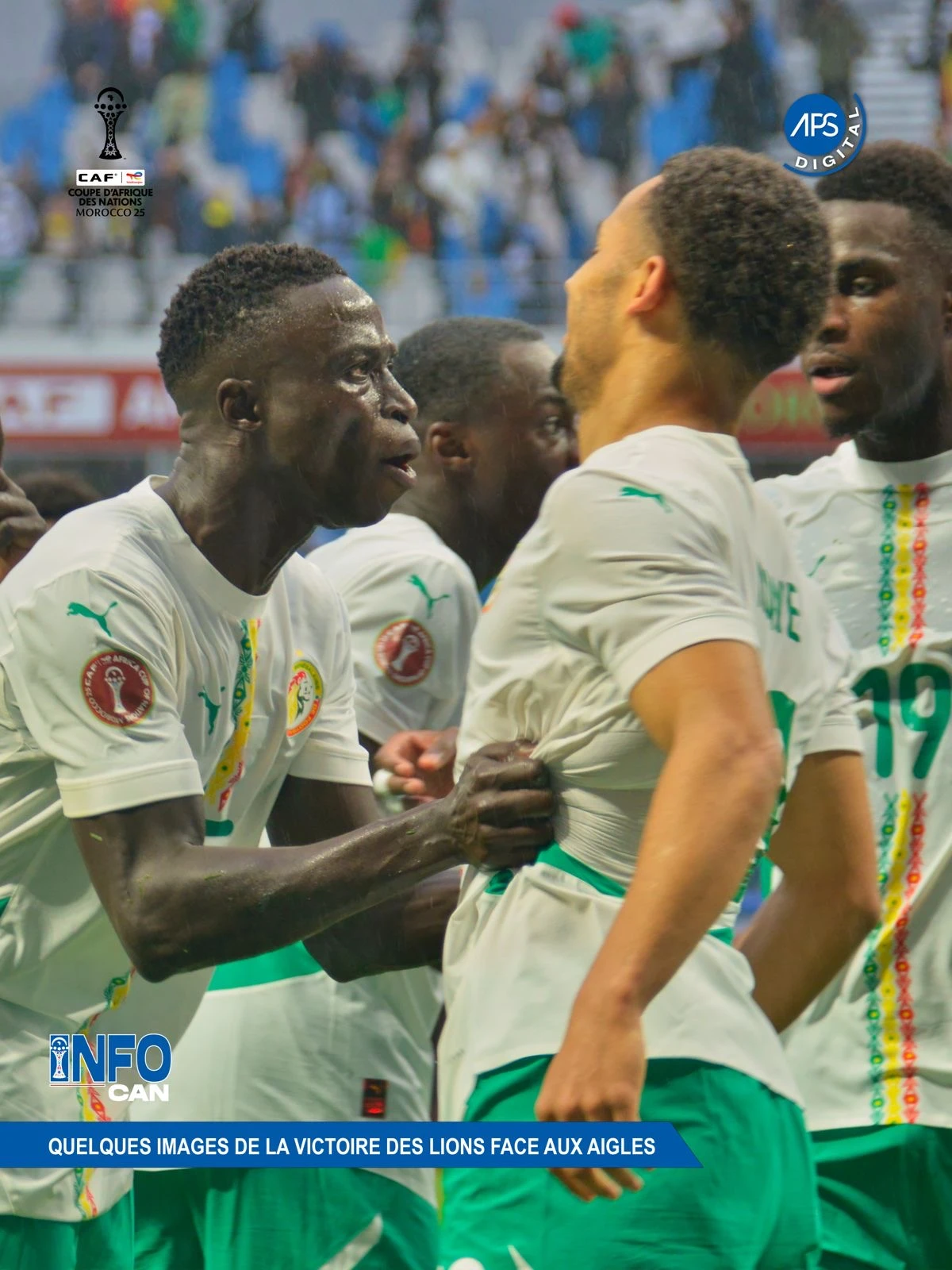Quelques images de la victoire des Lions face aux Aigles