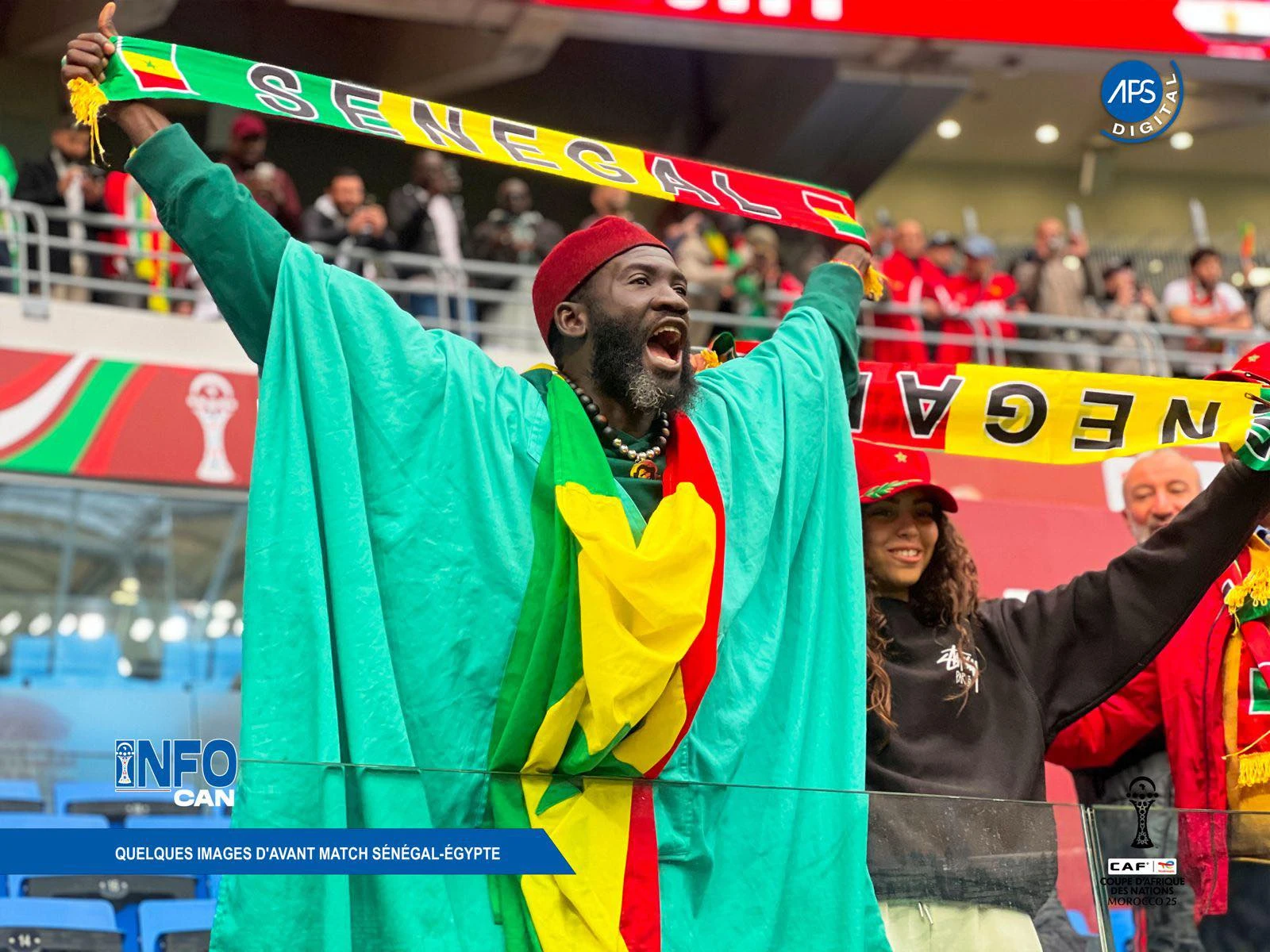 CAN 2025 : Quelques images d'avant match Sénégal-Égypte