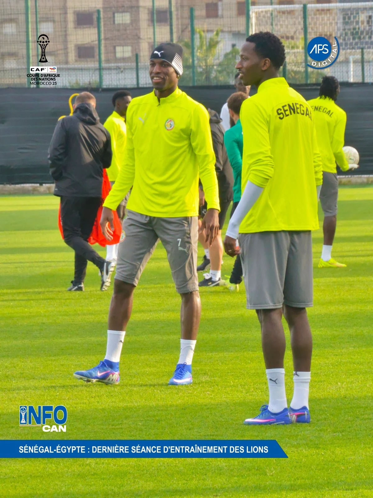Sénégal-Égypte : dernière séance d'entraînement des Lions