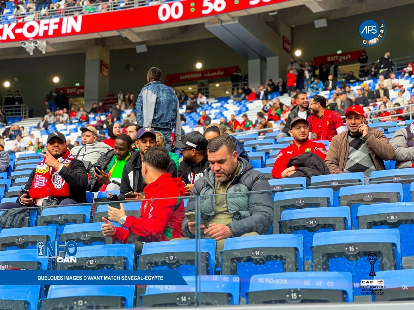CAN 2025 : Quelques images d'avant match Sénégal-Égypte
