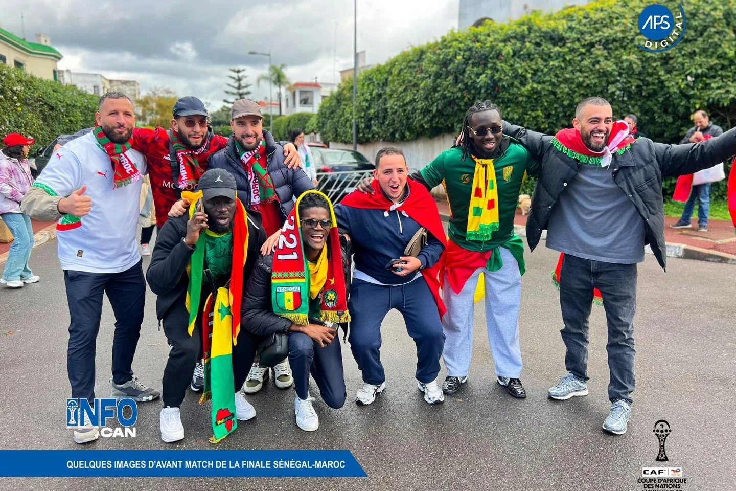 Quelques images d’avant match de la finale Sénégal – Maroc
