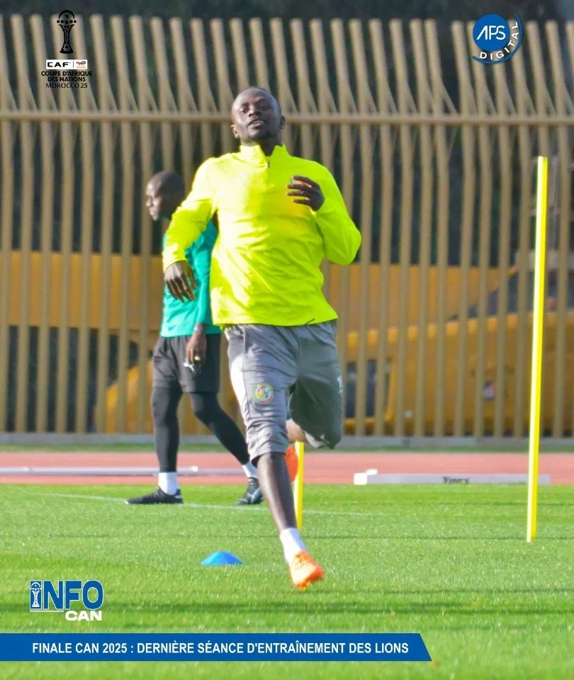 Finale CAN 2025 : Dernière séance d’entraînement des Lions 