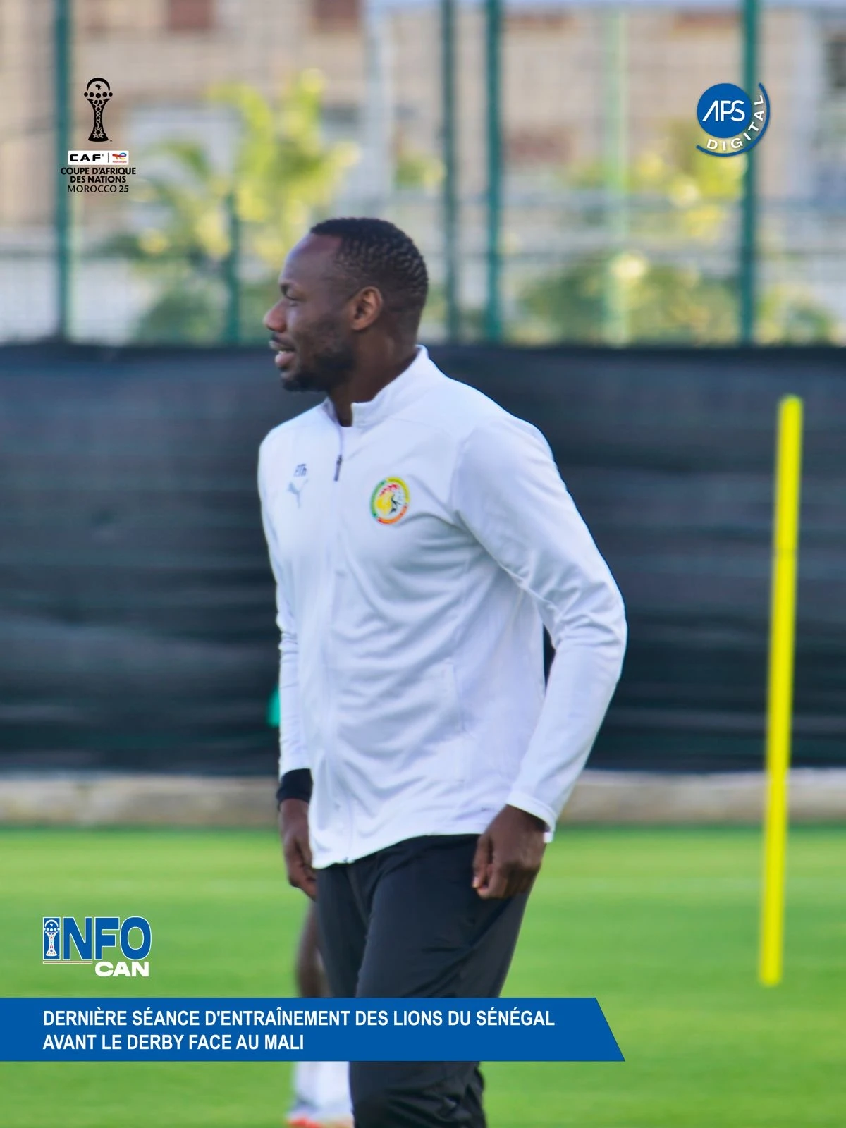 Dernière séance d'entraînement des Lions du Sénégal avant le derby face au Mali