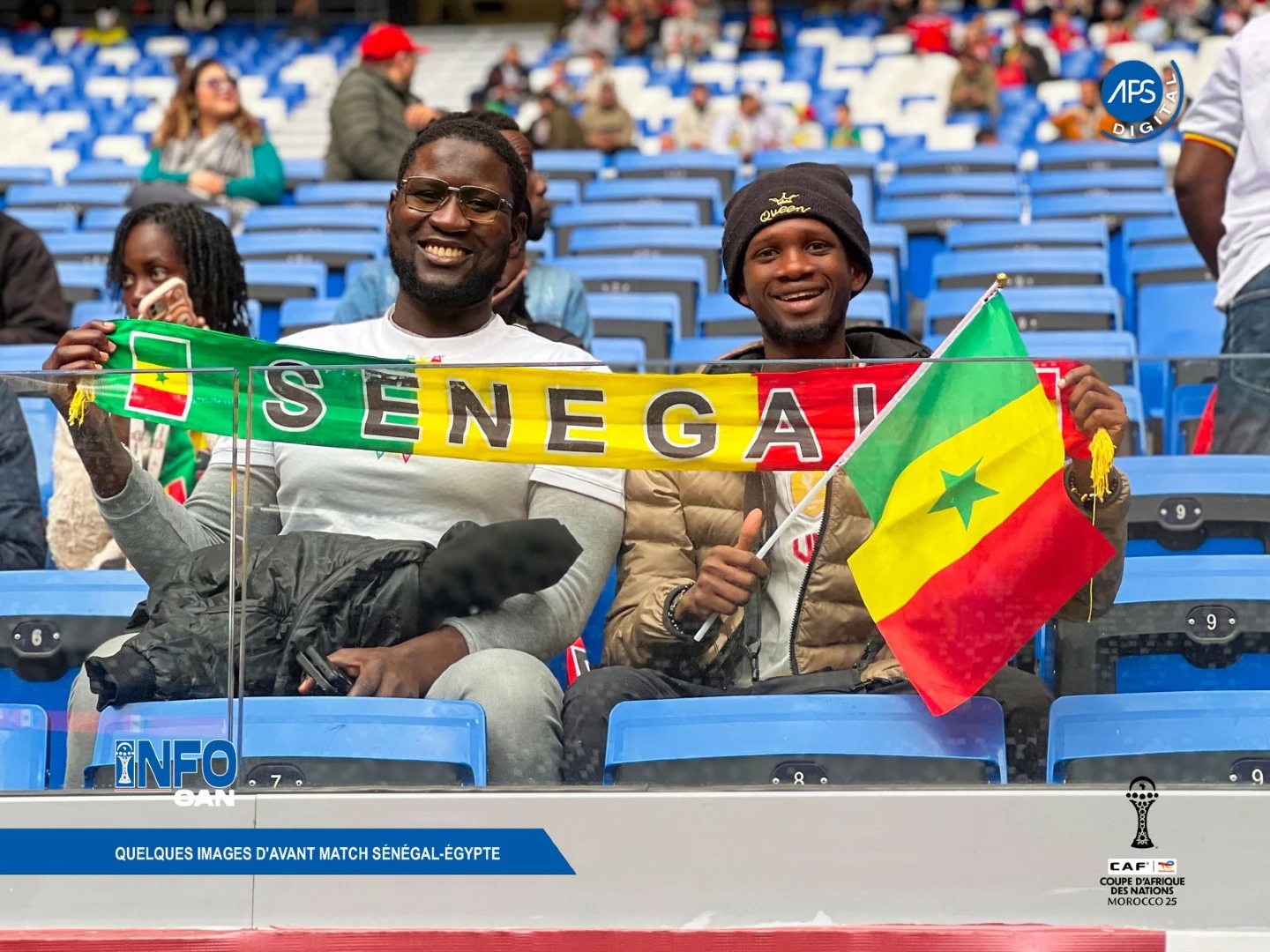 CAN 2025 : Quelques images d'avant match Sénégal-Égypte