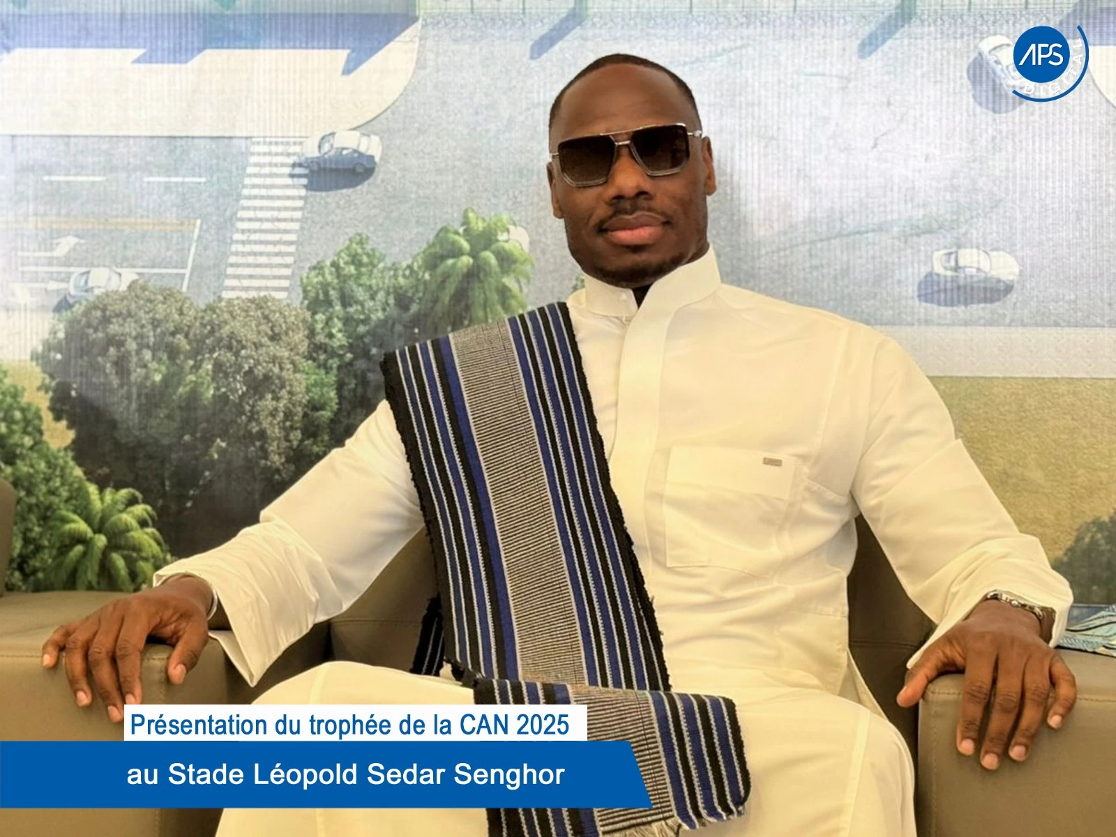 Présentation du trophée de la CAN 2025 au Stade Léopold Sedar Senghor