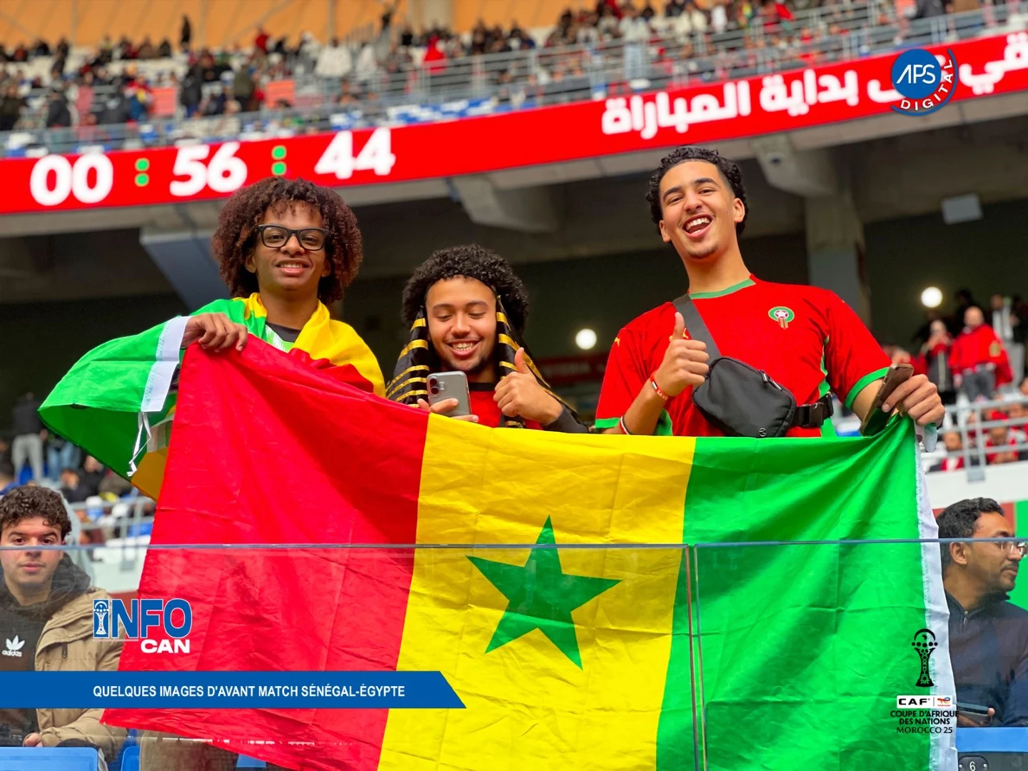 CAN 2025 : Quelques images d'avant match Sénégal-Égypte