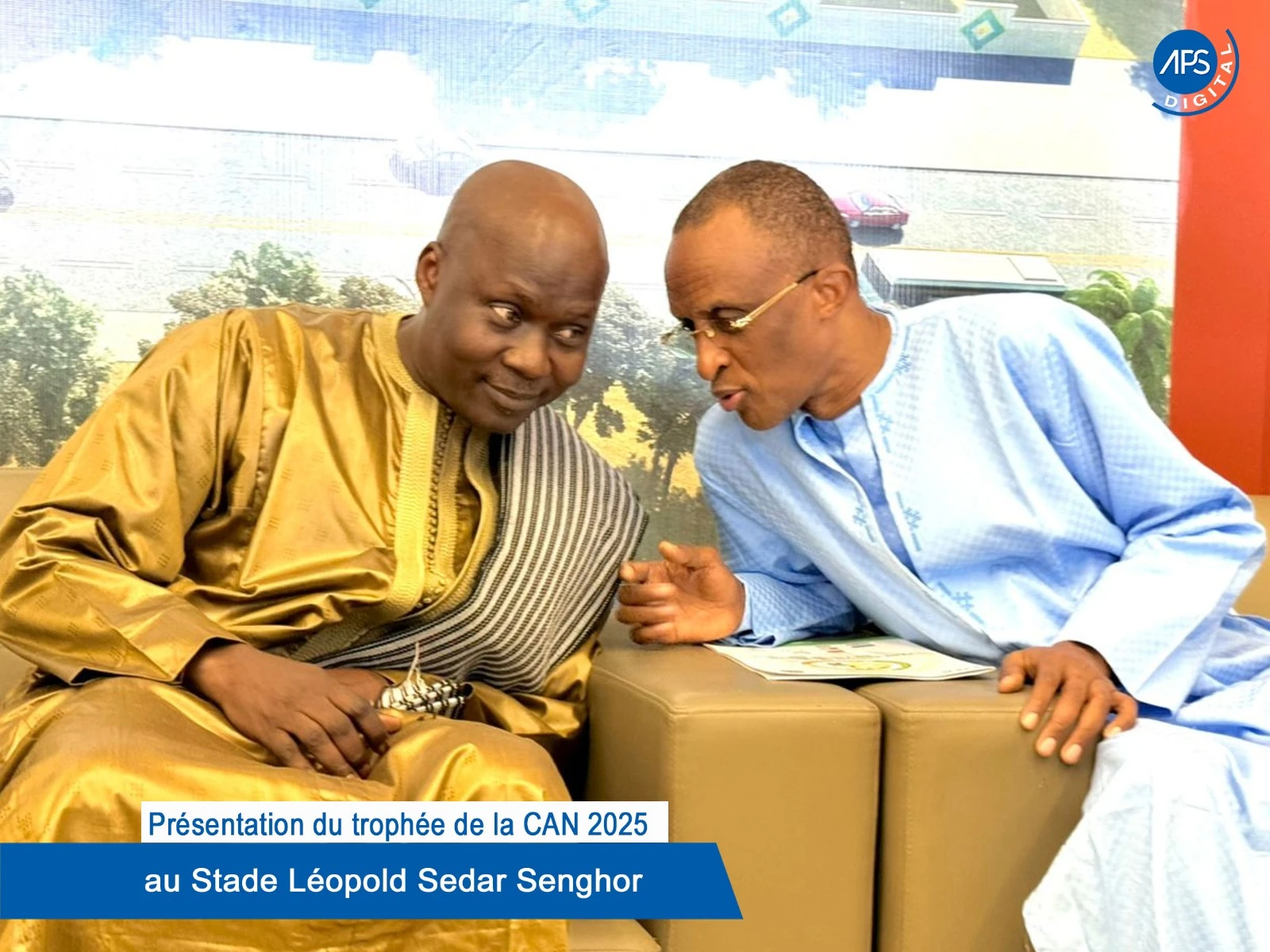 Présentation du trophée de la CAN 2025 au Stade Léopold Sedar Senghor