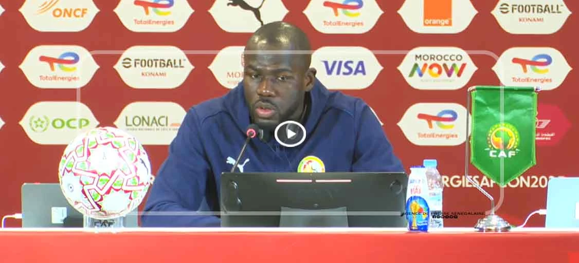 1/2 finale face à l’Égypte : la forte conviction de Kalidou Koulibaly