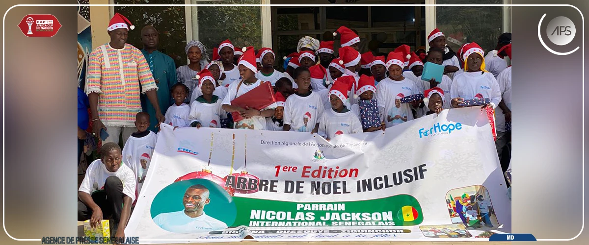 À Bignona, l’engagement social de Nicolas Jackson célébré autour des enfants
