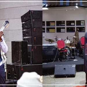 Des instruments de musique d'Ismaël Lô et Baaba Maal offerts au Musée des civilisations noires