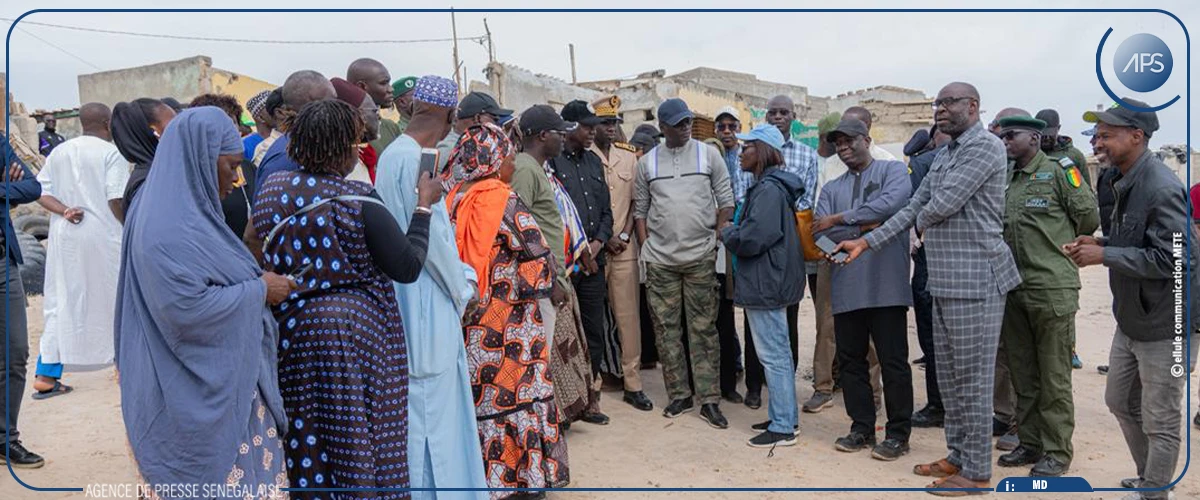 Abdourahmane Diouf annonce une enveloppe d'urgence de 800 millions FCFA pour protéger le littoral de Bargny