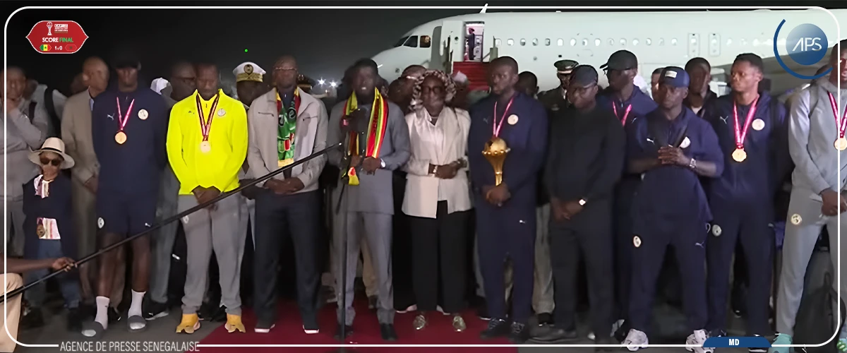 AIBD-Diamniadio, la parade anticipée des Lions au rythme des supporters