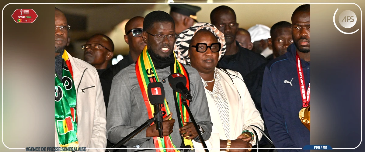 A l’accueil des Lions, le chef de l’Etat salue des champions « héroïques » et « fair-play »