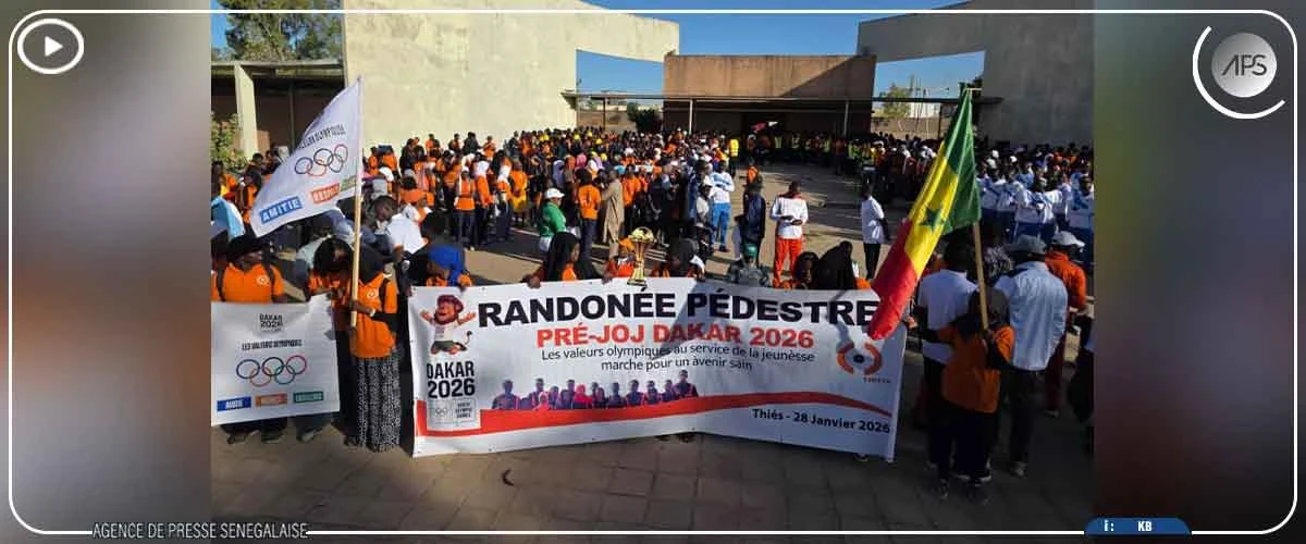 Une randonnée pédestre du lycée technique de Thiès pour célébrer les valeurs olympiques