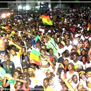 La deuxième étoile des lions célébrée tard dans la nuit à Tambacounda