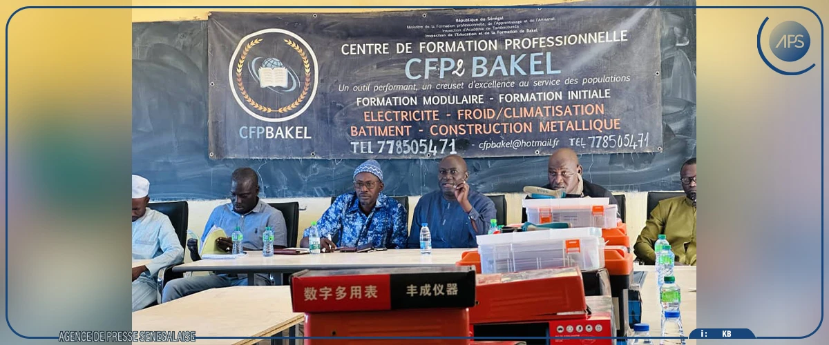 Du matériel de démarrage d'activités professionnelles remis à des jeunes de Bakel