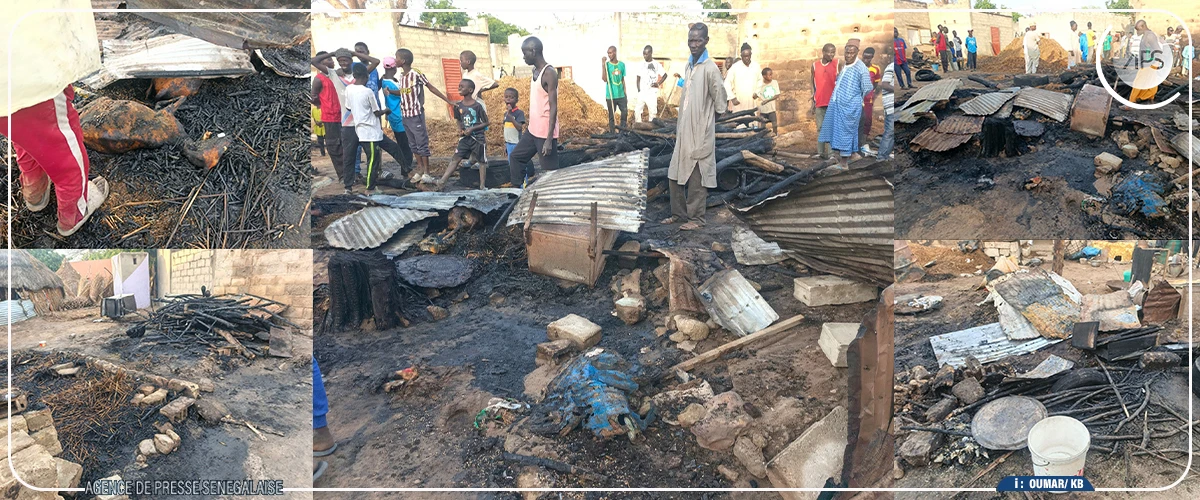Ngohé : des flammes ravagent des stocks agricoles d’une concession familiale
