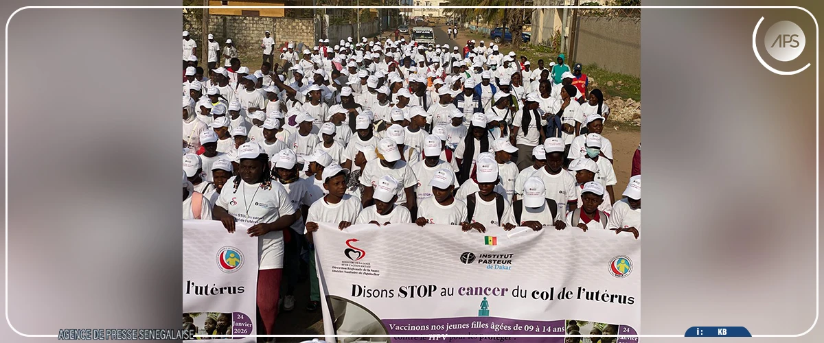 Ziguinchor : une randonnée pour sensibiliser sur la vaccination HPV et le dépistage du cancer du col de l’utérus