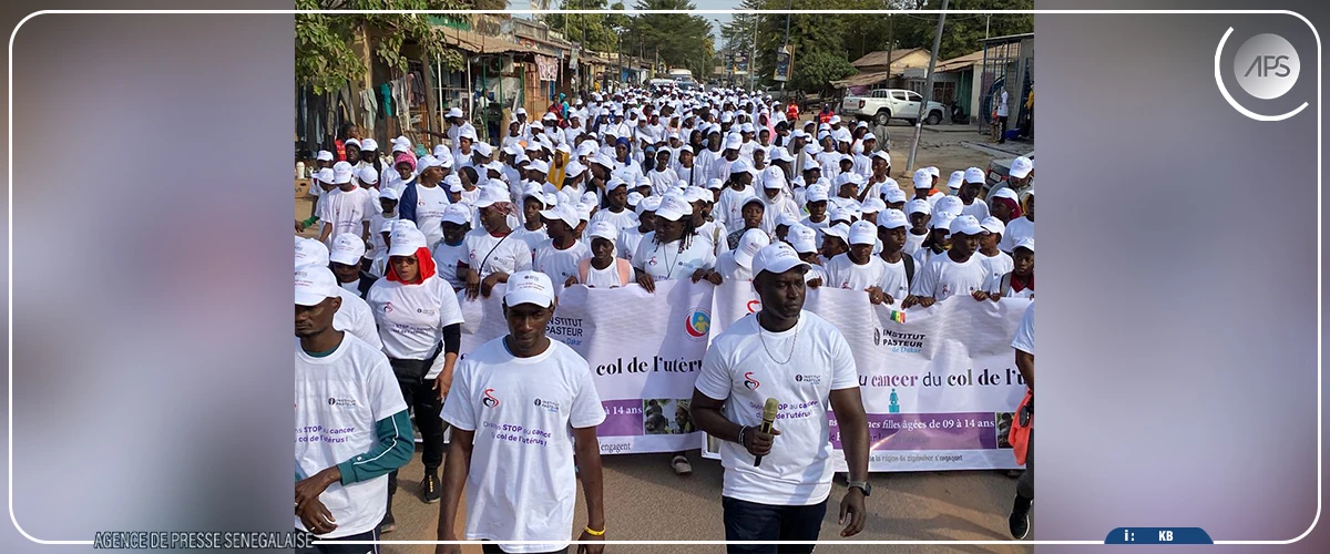 Ziguinchor : une randonnée pour sensibiliser sur la vaccination HPV et le dépistage du cancer du col de l’utérus