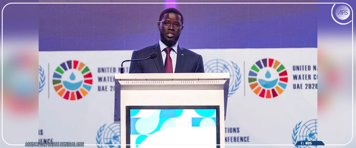 La conférence 2026 des Nations unies sur l’eau ne doit pas être une rencontre de plus, selon Bassirou Diomaye Faye