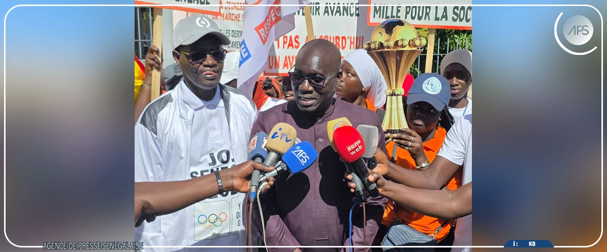 Une randonnée pédestre du lycée technique de Thiès pour célébrer les valeurs olympiques