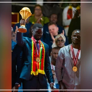 Le sacre des Lions, un repère pour la nation, selon Bassirou Diomaye Diakhar Faye