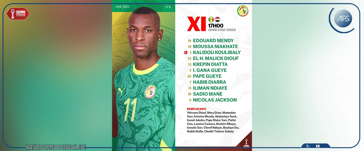 Nicolas Jackson signe son retour dans le onze de départ pour affronter l’Égypte