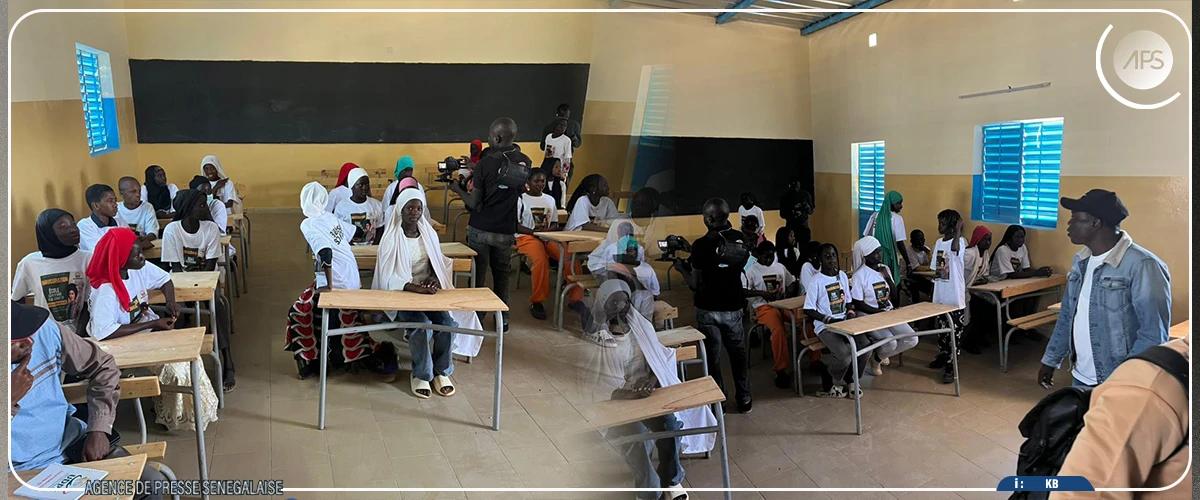 Keur Massar : inauguration de salles de classe et de blocs de latrines de l'école "Plan Jaxaay 21"
