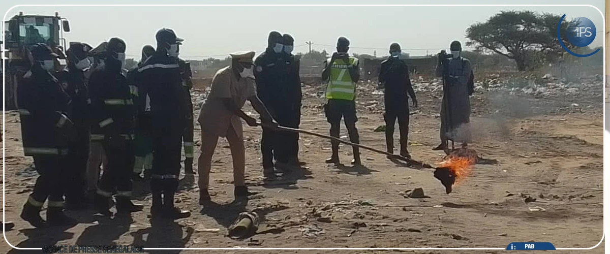 Mbacké : incinération de 20 tonnes de denrées alimentaires périmées