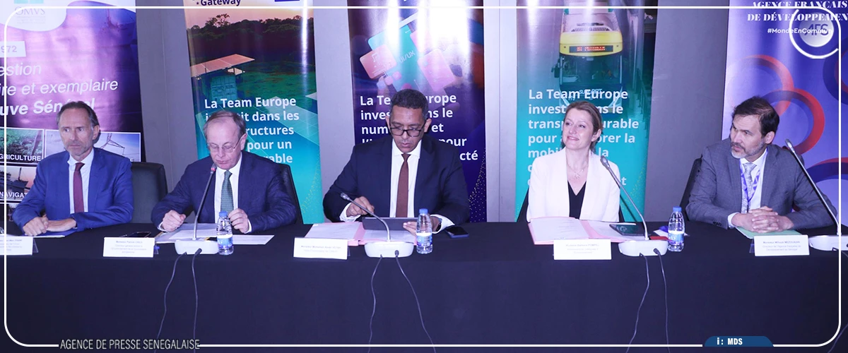 Une convention de financement de près de 2 milliards FCFA pour renforcer la gestion intégrée des ressources en eau du fleuve Sénégal